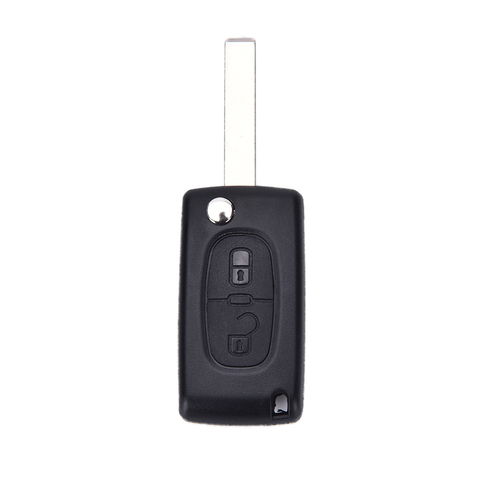 Funda de repuesto para mando a distancia de 2 botones, plegable, para PEUGEOT 307, 308, 107, 207, 407, novedad ► Foto 1/6