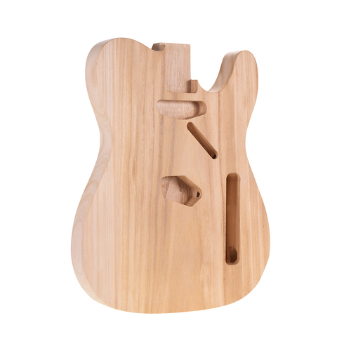 Muslady TL-T02-cuerpo de guitarra eléctrica sin terminar, Sycamore, madera, barril de guitarra en blanco para Estilo TELE, guitarras eléctricas, piezas de bricolaje ► Foto 1/6