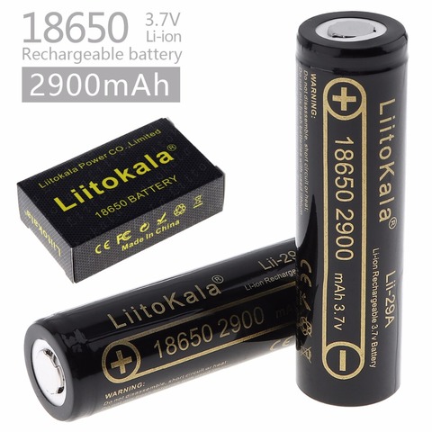 LiitoKala-batería recargable de alta potencia, Lii-29A, 18650, 2900mah, 3000mah, gran corriente de 30A ► Foto 1/6