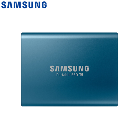 SAMSUNG-disco duro externo SSD 100%, USB 3,1, T5, USB 3,0, 2TB, 1TB, 500GB, 250GB, unidad de estado sólido externa, HDD, escritorio, portátil, PC, disco ► Foto 1/6