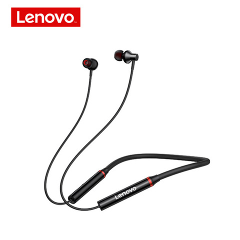 Lenovo-auriculares inalámbricos HE05X Blutetooth 5,0, cascos deportivos IPX5 impermeables con sonido HIFI, banda magnética para el cuello ► Foto 1/6