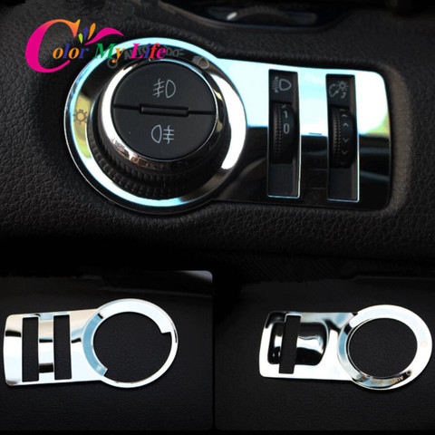 De acero inoxidable lámpara faro coche interruptor decoración Trim etiqueta para Chevrolet Cruze Sedan Hatchback 2009 - 2014 ► Foto 1/6
