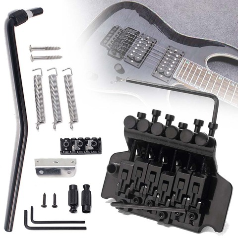 10 unids/set puente Tremolo doble bloqueo sistema sacó Conjunto de Cuerdas de guitarra eléctrica puente partes de guitarra para Floyd Rose Lic Ibanez ► Foto 1/6