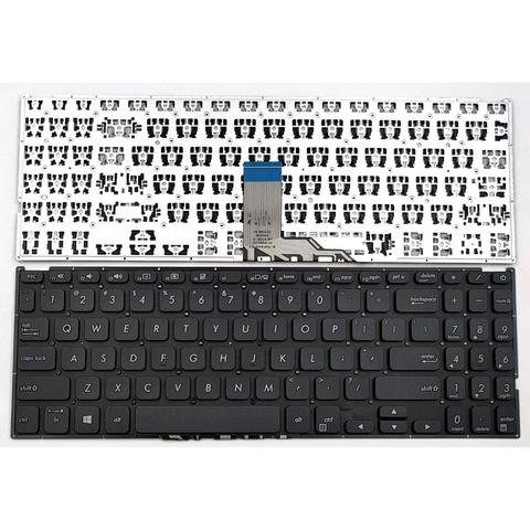 Nuevo para Asus Vivobook X512 X512D X512DA X512F X512FA X512U X512UA X512UB teclado del ordenador portátil negro de EE. ► Foto 1/3