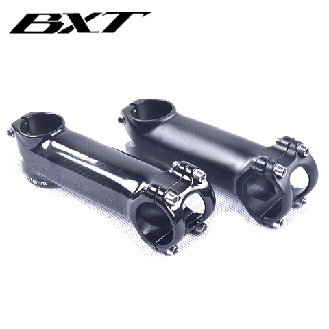 BXT aleación de aluminio carbono stem 80/90/100 120mm 110 piezas de bicicleta MTB montaña o bicicleta de carretera accesorios de piezas de bicicleta ► Foto 1/6