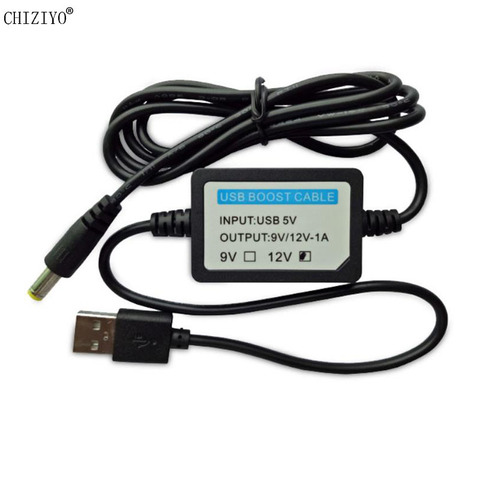 Cable de alimentación USB de 5V a 9V/12V 1A, módulo de aumento de potencia, Adaptador convertidor, enchufe de 2,1x5,5mm para ventiladores de enrutador, altavoces ► Foto 1/4