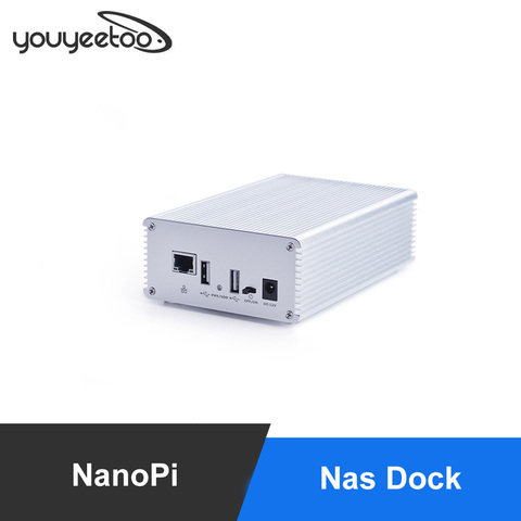 Smartfly FriendlyElec Kit NAS para NanoPi NEO/NEO2/PLUS2 de aluminio caso OpenMediaVault listo NanoPi NEO/NEO2/aplicación ► Foto 1/6