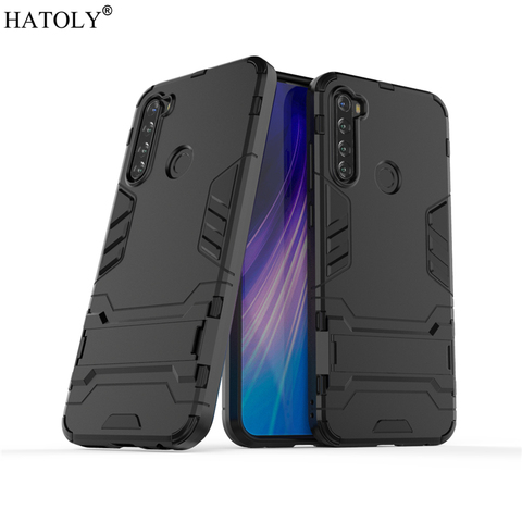 Para Xiaomi Redmi Note 9s 8 Pro Funda para Xiaomi Redmi Note 8T 7 8A 7 7A 6 6A Mi 10 Pro Funda Robot Armor Shell Funda rígida para teléfono para PC ► Foto 1/6