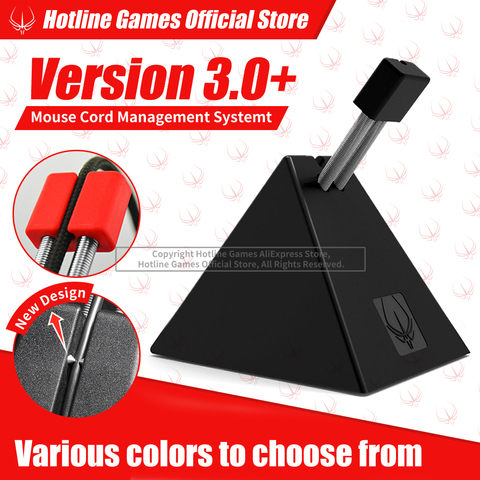 Hotline Games 3.0+plus Juego de cable para Mouse clip de cuerda elástica para ratón dispositivo cable para Mouse Sistema de Gestión para ZOWIE / Esports FPS juego ► Foto 1/6