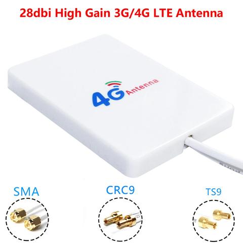 Módem de enrutador aéreo externo, antena Dual SMA TS9 CRC9 con Cable de 3 metros, 28dBi, alta ganancia, 3G, 4G, LTE ► Foto 1/5