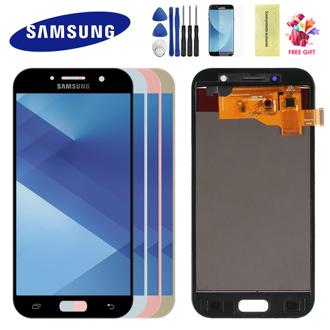 Pantalla LCD para Samsung Galaxy A5 2017 A520 SM-A520F, montaje de digitalizador con pantalla táctil para A5 2017 A520 ► Foto 1/6