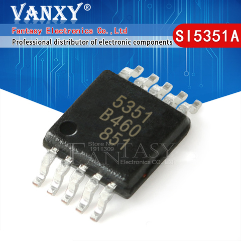 1 Uds SI5351A MSOP-10 SI5351 MSOP10 SI5351A-B-GTR MSOP 5351 SMD SI5351A-B-GT ► Foto 1/2