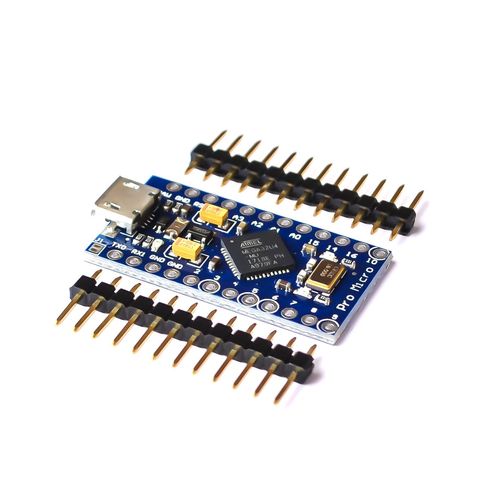 Módulo Micro Pro para arduino ATmega32U4, 5V/16MHz, con cabezal de pin de 2 filas para Leonardo, disponible, nuevo La mejor calidad ► Foto 1/3