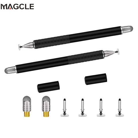 2 en 1 dibujo lápices de Tablet pantalla capacitiva Caneta Touch Pen para móvil Android Teléfono Inteligente accesorios para lápiz nuevo ► Foto 1/6