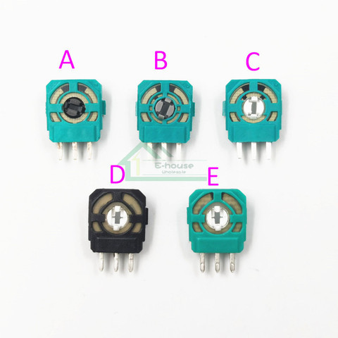 50 piezas Verde Negro 3D analógico Micro interruptor botón reemplazo para PS4 Playstation 4 controlador 3D ministick Axis resistores ► Foto 1/2