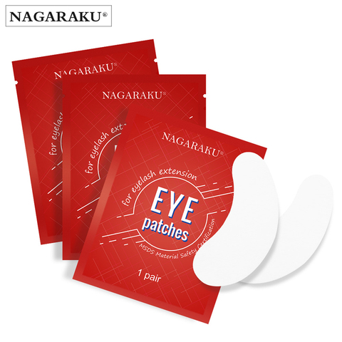 NAGARAKU-almohadillas para extensión de pestañas, Gel para los ojos, parche para los ojos con hidrogel, conjunto al por mayor, herramientas de maquillaje sin pelusa ► Foto 1/6