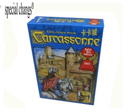 Carcassonne-Juego de mesa 5 en 1, gran oferta, 2 en 1, para 2-5 jugadores, para Familia/fiesta/regalo, el mejor regalo, juego de mesa de colocación de azulejos divertidos ► Foto 1/1