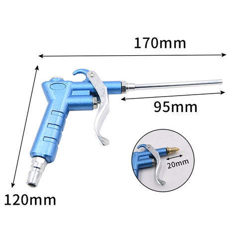 Pistola de aire con gatillo para limpieza, compresor, boquilla para secador de pelo, Herramientas de limpieza ► Foto 1/4