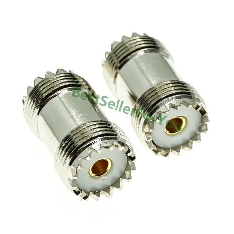 UHF hembra SO-239 Jack a UHF hembra SO239 lote conector adaptador de RF para PL-259 UHF macho S ► Foto 1/6