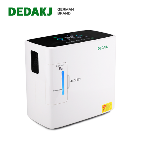 DEDAKJ-concentrador de oxígeno portátil para el cuidado del hogar, máquina oxigenadora de bajo nivel de operación, generador de oxígeno de alta concentración al 93%, DE-1S ► Foto 1/6