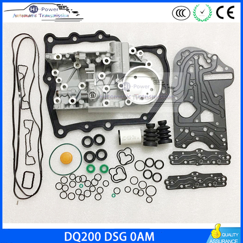 Carcasa de transmisión DQ200 OAM DSG + filtro de junta de reparación de caja de cambios, Kit de cubierta a prueba de suciedad para Audi Skoda 0am32506ac ► Foto 1/6