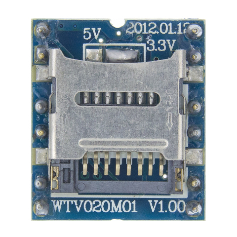 WTV020 WTV020-SD WTV020SD-20SS tarjeta Mini SD MP3 Módulo de sonido para la foto de WTV020-SD-16P ► Foto 1/6