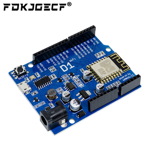 Electrónica Inteligente ESP-12F WeMos D1 WiFi uno en ESP8266 escudo para Compatible con arduino IDE ► Foto 1/2