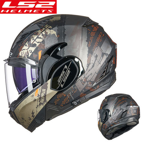 LS2-casco de moto FF900 Original, protector de 180 grados de espalda ► Foto 1/6