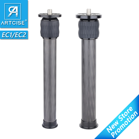 ARTCISE-extensor de columna central de fibra de carbono, 10 capas, extensión de tubo de 2 secciones para trípode, monopié de 25,5mm/29mm, CNC anodizado ► Foto 1/6