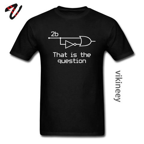 Camiseta de diseño de ciencia para hombres, camisa negra de tela de algodón con diseño de ingeniería eléctrica, de otoño ► Foto 1/6