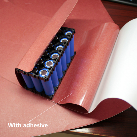 Almohadilla aislante especial para batería de litio, papel resistente a la temperatura, cartón rojo, papel de acero rojo rápido ► Foto 1/4