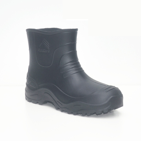 Botas de lluvia de espuma EVA para hombre, botas de agua ligeras de color negro ► Foto 1/3