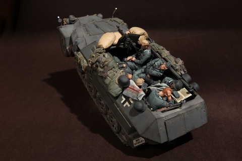 Tuskmodel-kit de figuras en miniatura de resina, a escala 1, 35, conjunto grande de la Segunda Guerra Mundial, equipo alemán panzer s13 (6 figuras) ► Foto 1/1