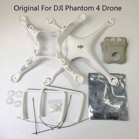 Original a estrenar DJI Phantom 4 cuerpo Shell/tren de aterrizaje cubierta inferior superior cubierta de tornillo para piezas de reparación de drones P4 ► Foto 1/6