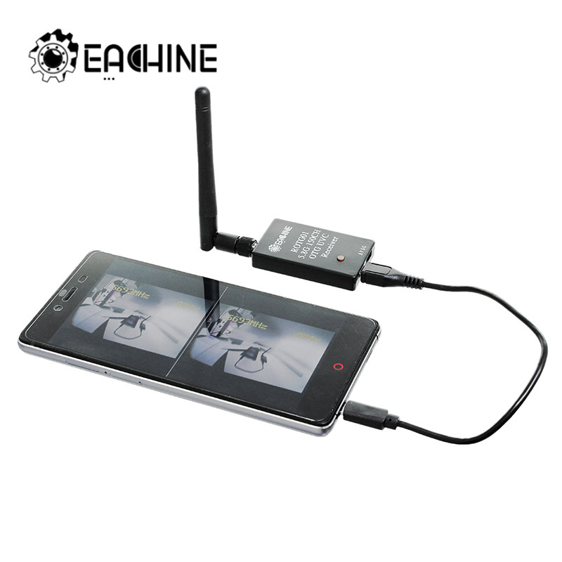 Nueva Llegada Eachine ROTG01 UVC OTG 5.8G 150CH Canal Completo FPV Receptor para Android Teléfono Móvil Teléfono Inteligente ► Foto 1/6