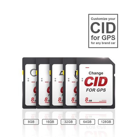 Tarjeta SD CID OEM/ODM, 8GB, 64GB, 32GB, UHS-I, flash, 128GB, 512GB, alta velocidad hasta 85M, navegación CID ► Foto 1/5