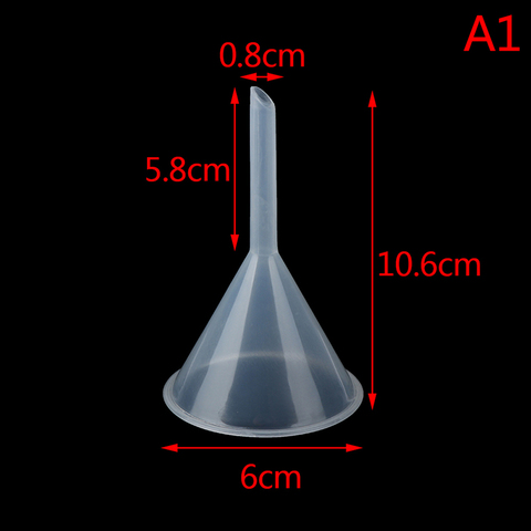 Embudo de filtro de plástico blanco transparente para laboratorio, 60mm de diámetro de la apertura ► Foto 1/5