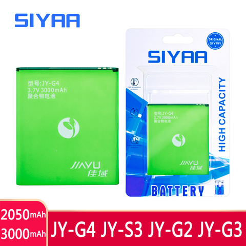 SIYAA de la batería del teléfono móvil JY-G4 JY-S3 JY-G2 JY-G3 para JIAYU G4 G4S G4T JYS3 S3 JYG2 G3 reemplazo de polímero de litio de Batteria ► Foto 1/6