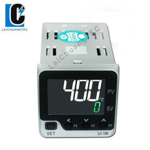 TC/RTD K E J PT100 multi input LCD digital controlador de temperatura pid inteligente 48x48mm, SSR/Relay/4-20mA/0-10V salida ► Foto 1/4