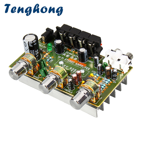 Tenghong-Amplificador de Audio de estéreo HIFI, placa de Amplificador de sonido de 2,0 canales, 30W + 30W, para ordenador de coche, Amplificador de altavoz DC12V AMP ► Foto 1/6