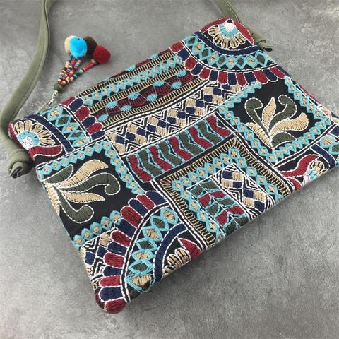 Bolso de hombro Vintage para mujer, bandolera estilo Hippie, estilo bohemio ► Foto 1/5