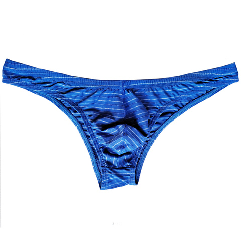 Calzoncillos sexys para hombre, Bikini a rayas, ropa interior suave transpirable, calzoncillos cómodos para Gay, Cueca, C903-1 ► Foto 1/6