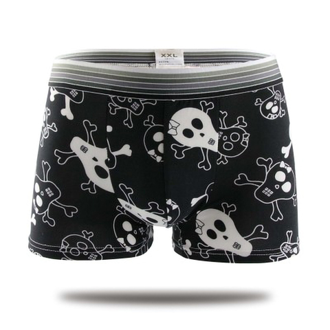 Calzoncillos bóxer de algodón con estampado de dibujos animados para hombre, ropa interior, 1 unids/lote ► Foto 1/6