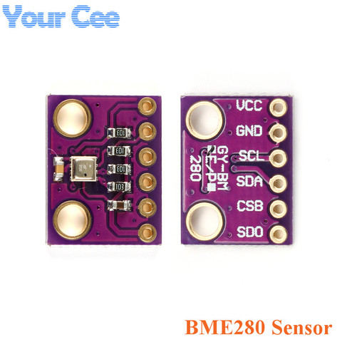 Módulo Sensor de presión atmosférica de humedad de temperatura Digital BME280 módulo GY-BME280 alta precisión I2C SPI 3,3 V incrustado hogar inteligente ► Foto 1/6