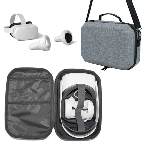 Accesorios portátiles para auriculares Oculus Quest 2 VR, Estuche de transporte de viaje, bolsa de almacenamiento EVA para Oculus Quest 2, bolsa VR ► Foto 1/6