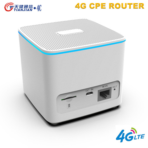 4g Router WiFi Lte router wifi Punto de Acceso inalámbrico ranura para tarjeta Sim Antena Wifi de Internet móvil 4g enrutador wifi libre ► Foto 1/6