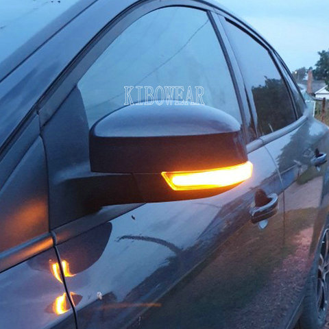 Intermitente dinámico para Ford Focus MK3 Mondeo MK4, luz LED de espejo con señal de giro, 2011, 2012, 2014, 2015, 2016, 2017, 2022 ► Foto 1/6