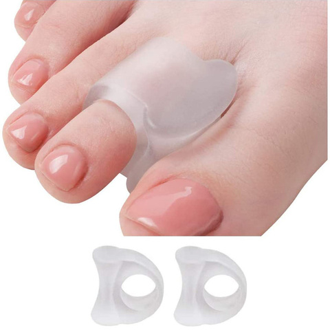 Plantillas separadoras para dedos del pie, anillo de separación, corrección de Hallux Valgus, almohadilla para el cuidado del pie, pie ortopédico, Hallux Valgus, 2 uds. ► Foto 1/6