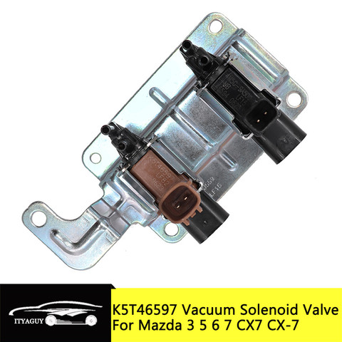 LF8218740 4M5G-9A500 LF82 4M5G9A500 K5T81777 K5T46597 K5T81297 coche de vacío, válvula de solenoide para Mazda 3 5 6 CX7 2.0L 2.3L 2.5L 3.7L ► Foto 1/6