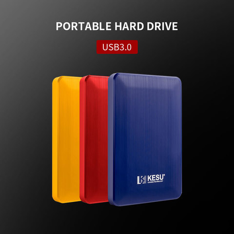 KESU-disco duro externo de 2,5 pulgadas HDD, 320gb/500gb/1tb, USB 3,0, almacenamiento de disco duro externo, Compatible con escritorio, portátil y MacBook ► Foto 1/6